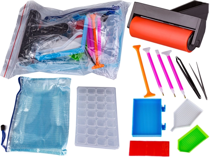 Accessoireset voor diamantpainting - 1 stuk
