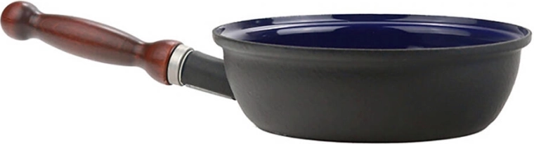 Geglazuurde pan BSE 20 cm met afneembare handgreep