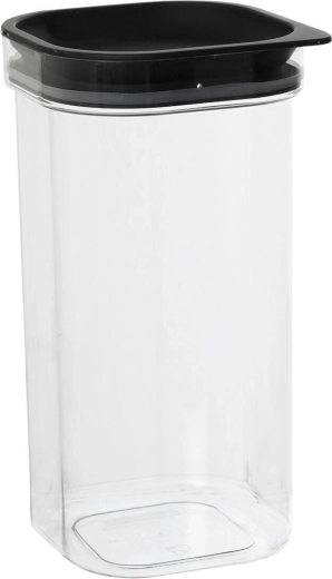 Boîte alimentaire hermétique 2,5 l avec couvercle noir