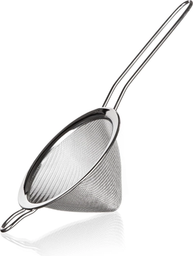Conical stainless steel strainer 8.5 cm AKCENT