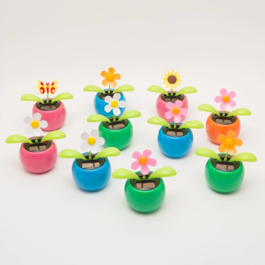 Zonnedecoratie met bewegende figuurtjes - 1 stuk