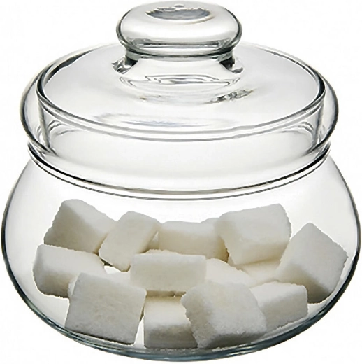 Glaszuckerdose SIMAX aus Borosilikatglas 0,5 l