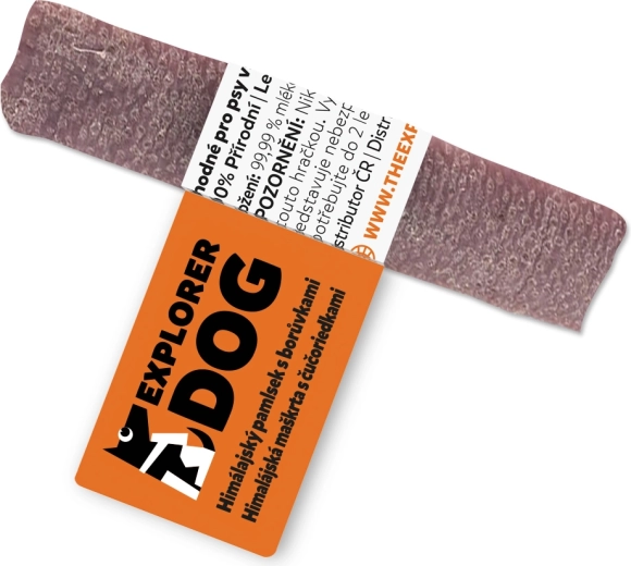 Explorer Dog Himalayaanse kaas-dentale kauwsnack met bosbessen, maat S
