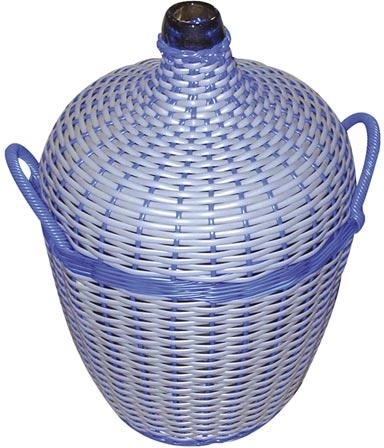 Demijohn mit Glasgeflecht 34 l – Farbmix