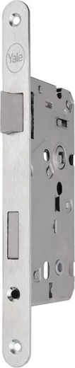 Serrure à encastrer WC droite 72/80, têtière 20 mm