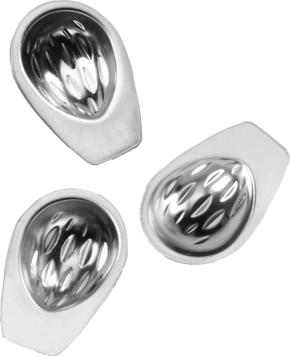 Set de moules en acier pour biscuits en forme de noisettes, 20 pcs