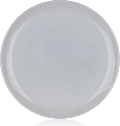 Shallow Plate DIWALI 25 cm grey glass