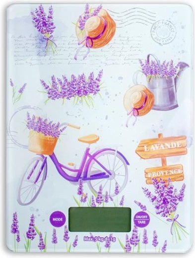 Digitale keukenweegschaal TORO 5 kg – lavendel