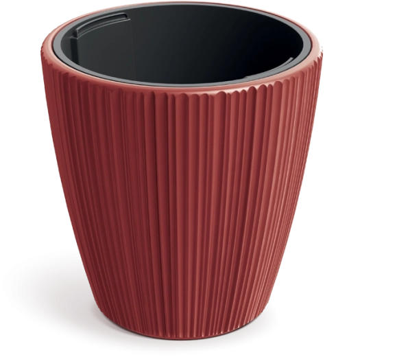 Pot de fleurs ORO 34,9 cm rouge rétro