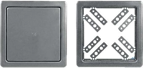 Edelstahl-Badewannenklappe 200 × 300 mm