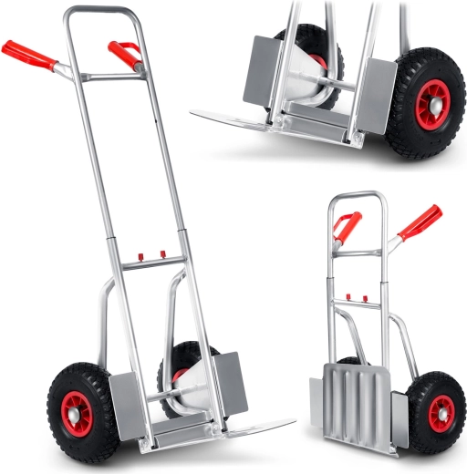 Folding Hand Trolley with Pneumatic Wheels 150 kg