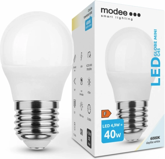LED-Glühlampe G45 E27 4,9 W Kaltweiß – Modee Smart Lighting