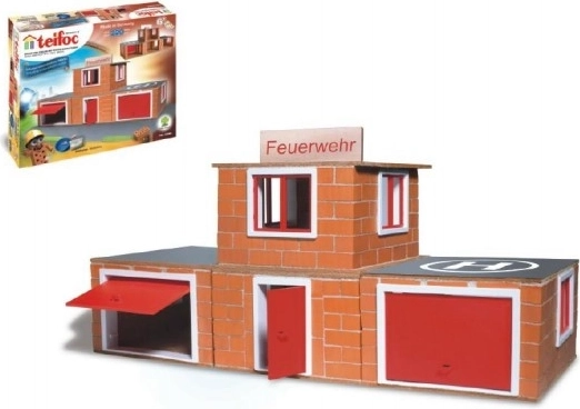 TEIFOC Fire Station Building Set – 220 pcs