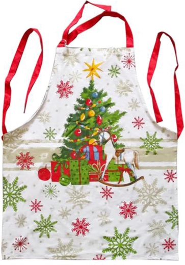 Tablier de cuisine de Noël TORO en coton 65 × 80 cm