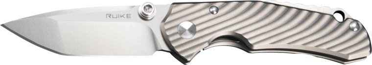 Ruike M671-TZ zakmes 7 cm, titanium, grijs