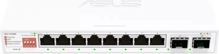 Unmanaged Switch 8× 2.5G + 2× 10G SFP+ QG-U1080