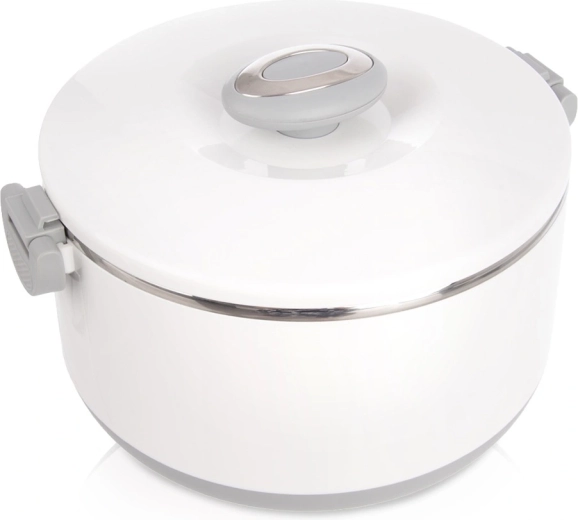 Stainless Steel Thermal Bowl 4.2 l White