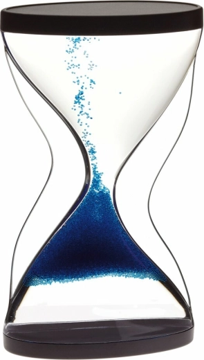 TFA CONTRA Sanduhr mit physikalischem Effekt, schwarz/blau