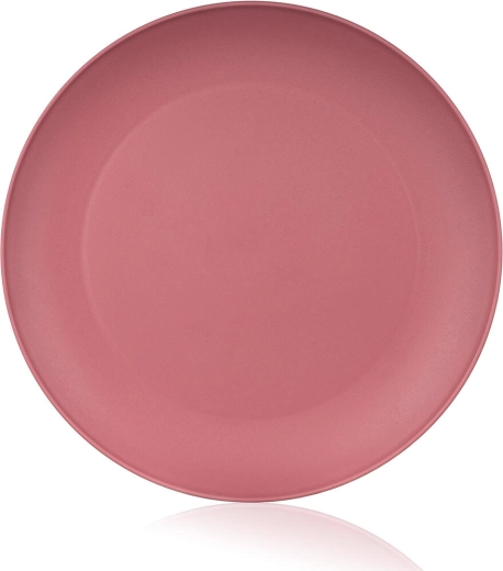 Plastic ondiep bord 23,5 cm roze Culinaria