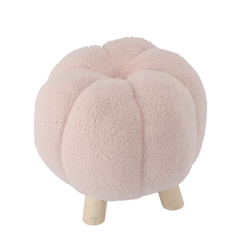 Pink Decorative Ottoman 32 × 30 cm