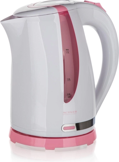 ETHAN Electric Kettle 1.7 l white‑pink