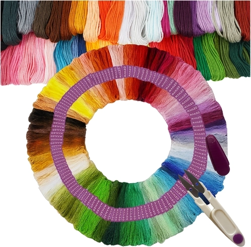 Maaleo embroidery floss – set of 150 colors