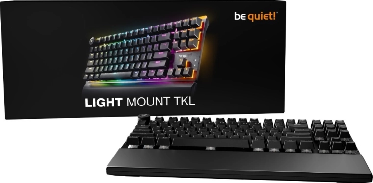 Be quiet! light mount TKL silent linear mechanical keyboard