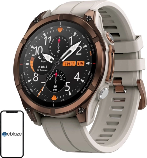 Zeblaze Stratos 4 Pro outdoor smartwatch bruin