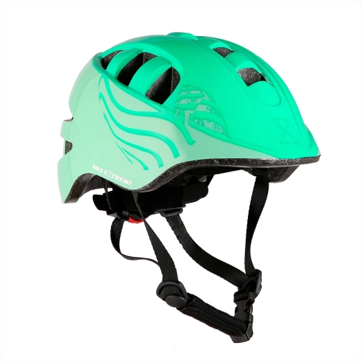 NILS EXTREME MTW08 Helmet – green freestyle helmet for bike, skates, and scooter