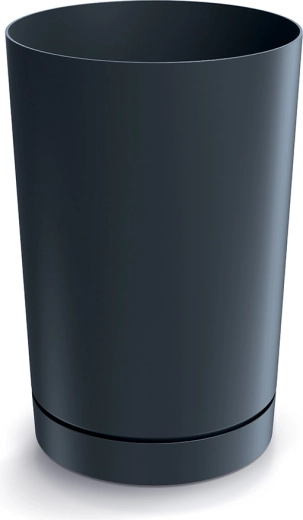 Bloempot Tubo 30 cm antraciet met schotel