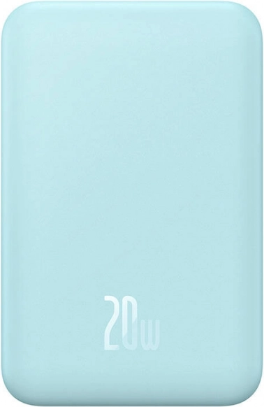 Magnetische mini‑powerbank Baseus 5000 mAh USB‑C 20 W blauw