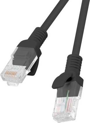 Patch cord cat.6 0.25M UTP black
