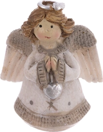 Ceramic Angel in Grey – Minimalist Interior Decoration