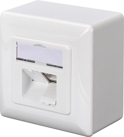 Shielded Wall Outlet Cat.5e 2x RJ45 Shielded
