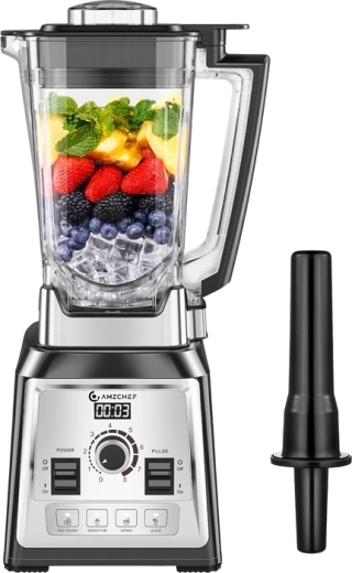 AMZCHEF countertop blender with jar 2000 W, 2 l