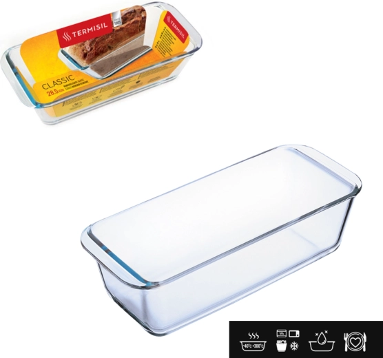 Glazen cakevorm 28,5 cm TERMISIL