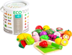 Fruits en bois à découper ECOTOYS