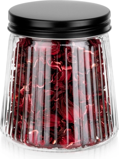 Bocal en verre pour aliments secs avec couvercle 700 ml