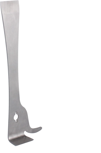 Edelstahl-Imkermeißel mit Klammer 26 cm