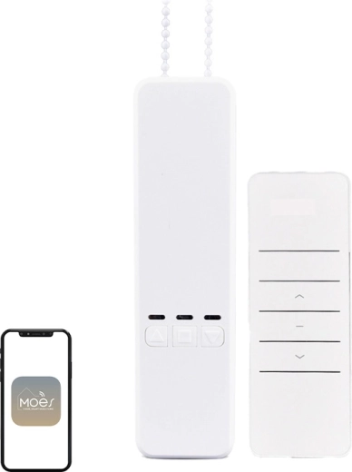 Moteur intelligent Moes pour stores avec Wi‑Fi