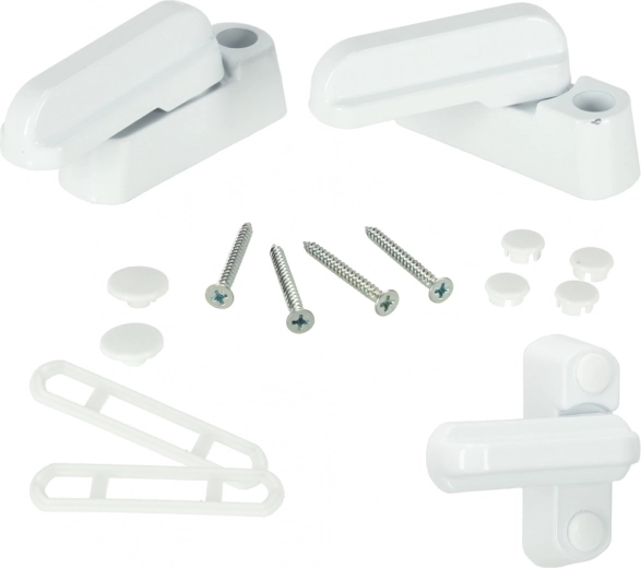 Verrou de poignée pour portes et fenêtres, lot de 2 – sécurité enfant