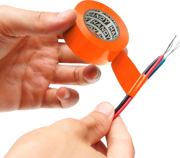 Orange PVC insulating tape 20 m