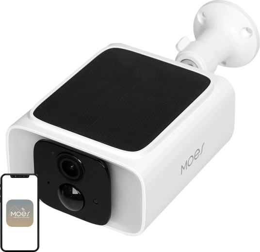 Caméra IP Wi‑Fi extérieure Moes WCM-S26 4 Mpx avec panneau solaire