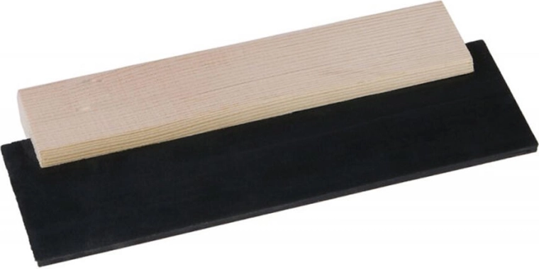 Voegspaan 180 mm met houten handgreep en gehard rubber