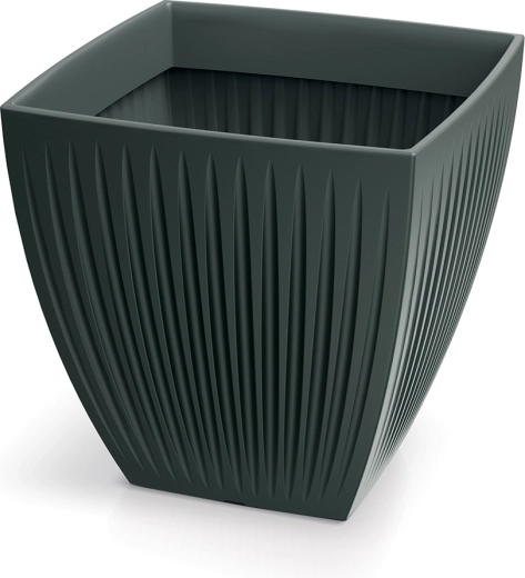 Bloempot Latia Square Midl 48 × 48 × 48 cm antraciet