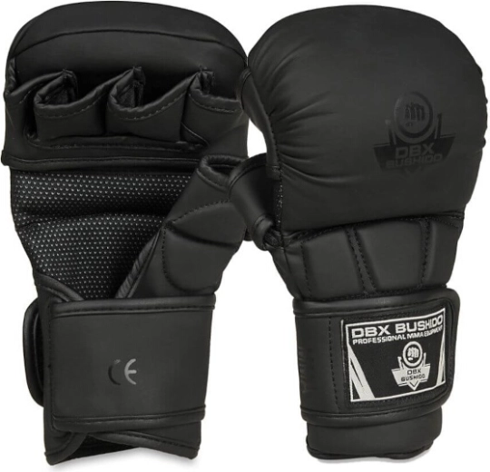 MMA handschoenen DBX Bushido Black Master