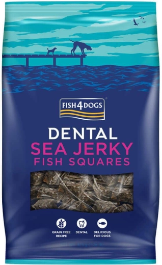 Fish4Dogs Dental Sea Jerky – Fischwürfel für Hunde 575 g