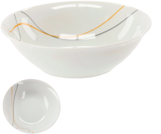 Porseleinen ronde slakom 18 cm