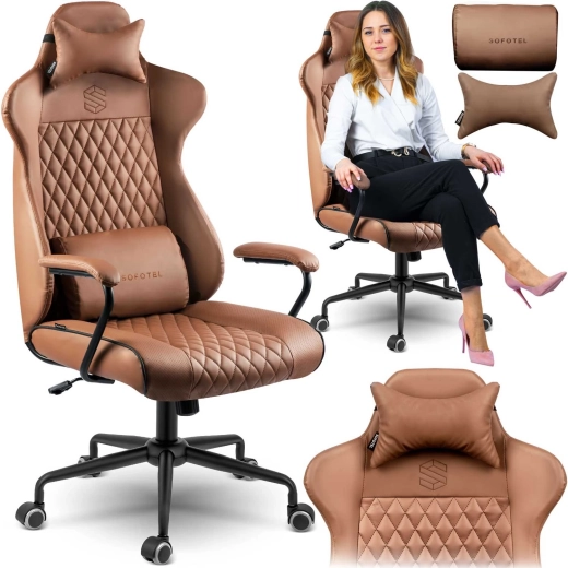 Sofotel Werona fauteuil de bureau marron
