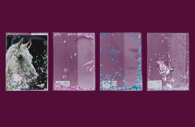 A5 Notebook Cover glitter